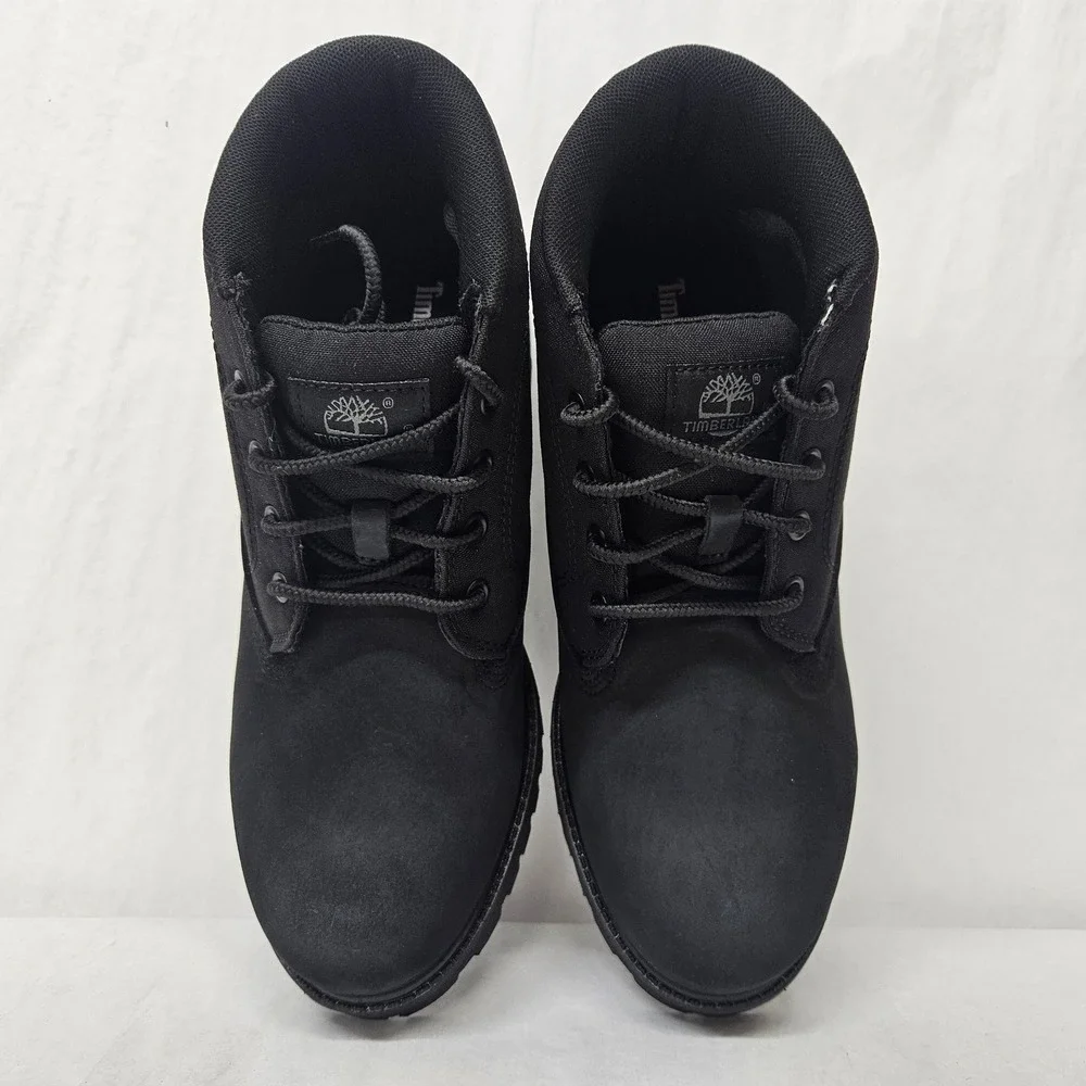 Timberland Heritage Mid Lace Chukka Boot TB0A431HW05 Black Nubuck Men's Size 8.5